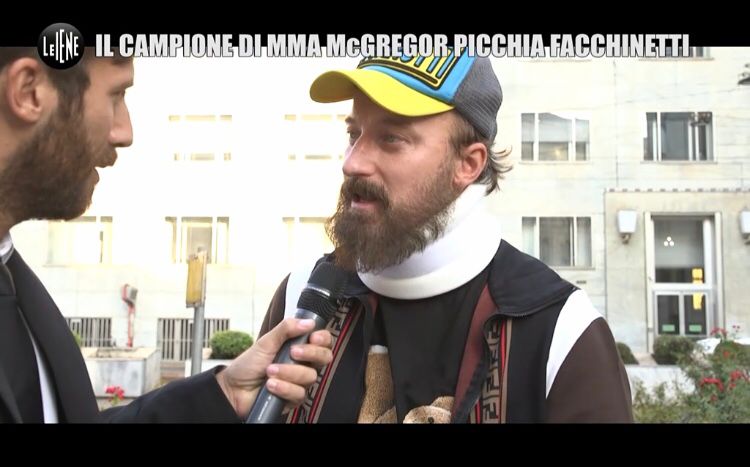 Facchinetti aggredito da McGregor: denuncia presentata ai Carabinieri di Mariano