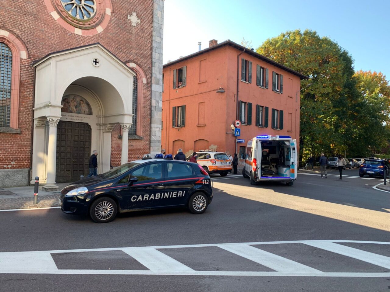Anziana investita vicino alla chiesa di San Rocco