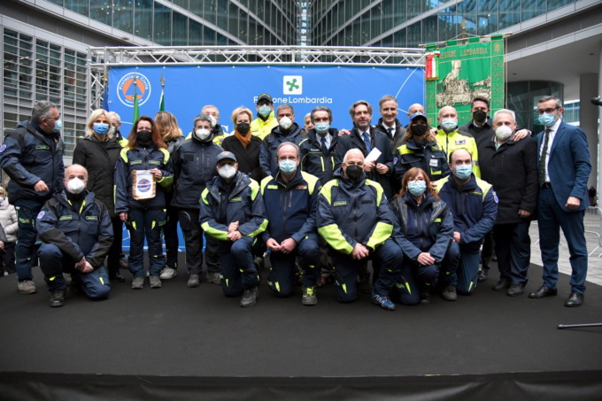 Regione Lombardia ringrazia la Protezione civile, Fermi: “Siete il cuore pulsante della Lombardia”