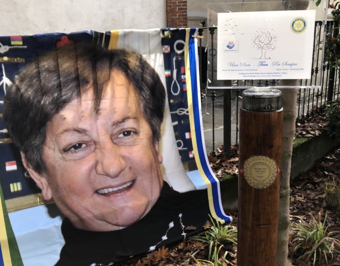 Una “Pian-Tina” nel giardino del Comune di Olgiate per ricordare Tina Molteni