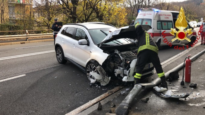 Incidente sulla Napoleona c’è un ferito