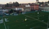 Campo tutto nuovo per l'US Albatese e l'oratorio del quartiere. Nessi: "Ora sogniamo una tensostruttura per basket e pallavolo"