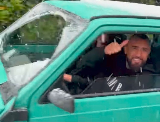 Vidal in Panda anche sotto la neve: “Non fallisce mai”