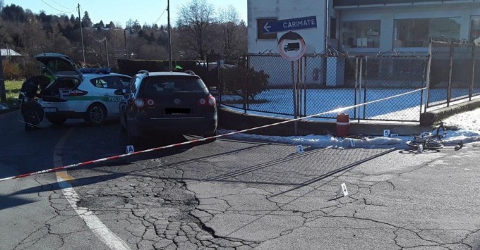Ciclista investito a Cantù Asnago: è grave, arriva l’elisoccorso