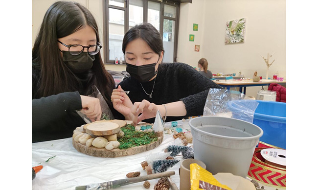Nuova Accademia degli Studi di Como, imparare lavorando e facendo del bene: ecco il Green Christmas