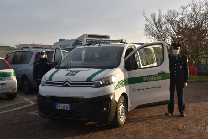 Nuovo furgone per la Polizia locale