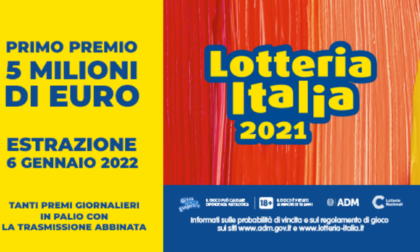 Lotteria Italia 2021, più di 1 milione di biglietti venduti in Lombardia, più di 52mila nel Comasco