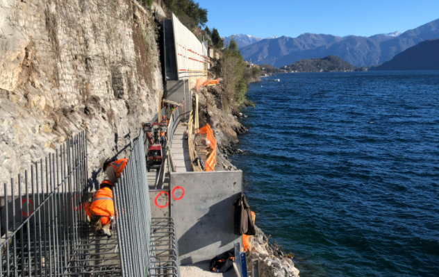 Variante Tremezzina conclusa l’ottava settimana di lavori