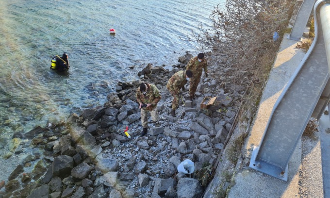 Bomba nel lago, concluse al Moregallo le operazioni di recupero