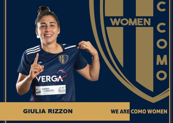 Como Women la prima volta storica con l’Italia maggiore per la capitana Giulia Rizzon