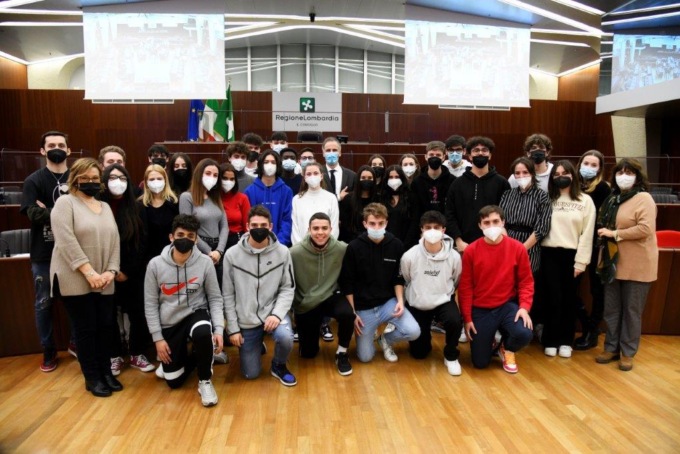 Gli studenti del Caio Plinio Secondo di Como a Palazzo Pirelli