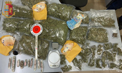 Nascondevano nel box doccia marijuana e hashish, in camera trovati 48mila euro