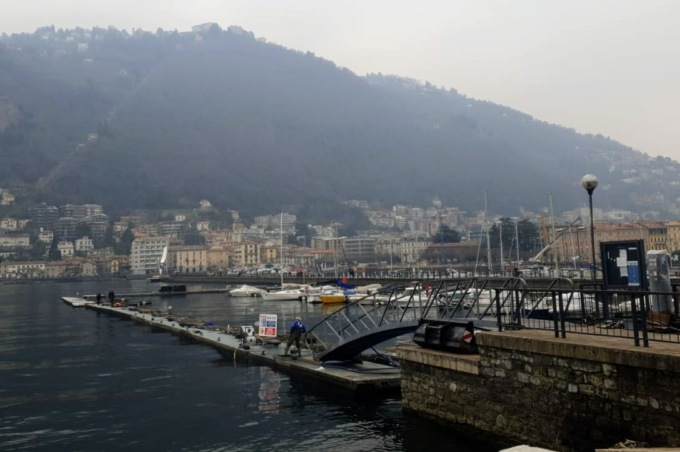 Al via i lavori in Marina 2 a Como: 210mila euro di lavori dopo i danni del maltempo nel 2020
