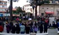 A Olgiate flash mob degli studenti contro la guerra