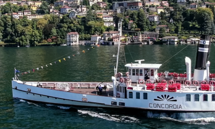 Navigazione Lago di Como: lo storico Piroscafo Concordia torna a navigare