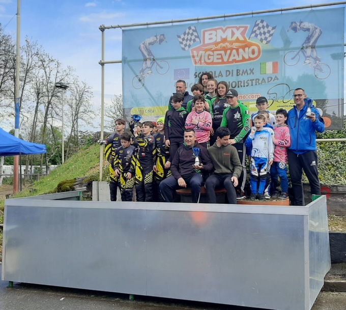 Bmx Ciclistica Olgiatese sugli scudi nel Circuito italiano a Vigevano