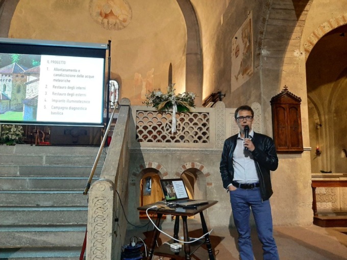 Architetto canturino premiato per il restauro del battistero di Agliate