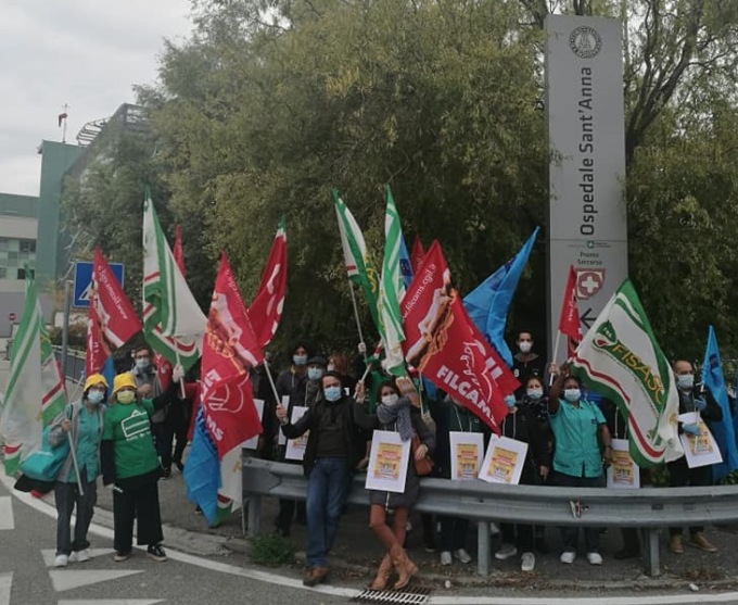 Clausola sociale appalti: in pericolo più di 10mila posti di lavoro nel Comasco, lunedì mattina la protesta
