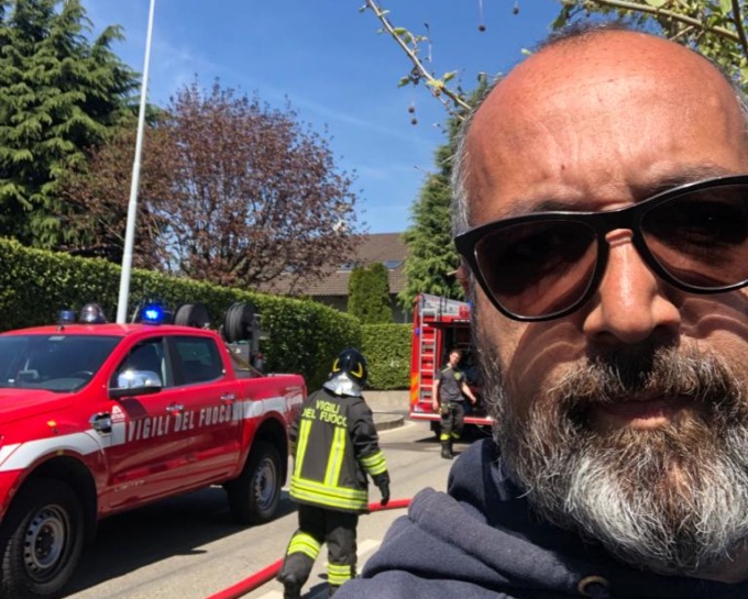 Casnate, due anziani messi in salvo dalle fiamme da un vicino: la testimonianza