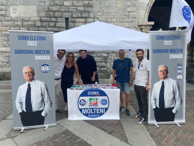 Elezioni Como 2022: tutti i candidati di Forza Italia a sostegno di Molteni
