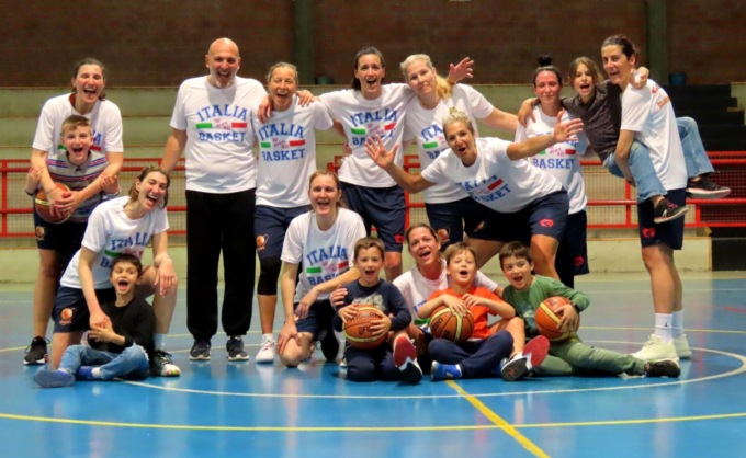 Basket femminile l’Italia Over40 femminile giocherà un’amichevole pre Europei a Casnate