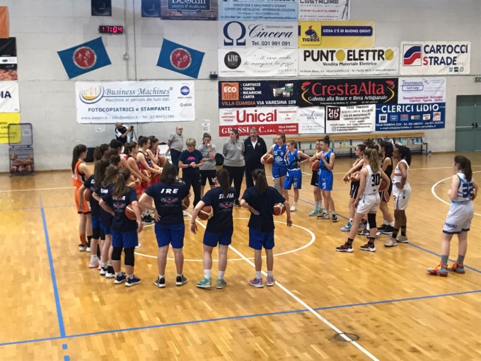 Basket femminile che successone i due raduni giovanili in rosa a Villa Guardia