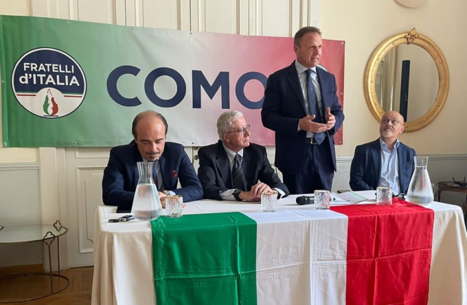 Elezioni Como 2022, Lollobrigida (FdI) in visita: “Io non ho mai avuto il coraggio di fare il sindaco, Giordano per tre volte”