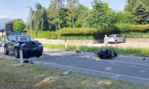 Incidente ad Anzano del Parco: arriva l'elisoccorso, grave un motociclista