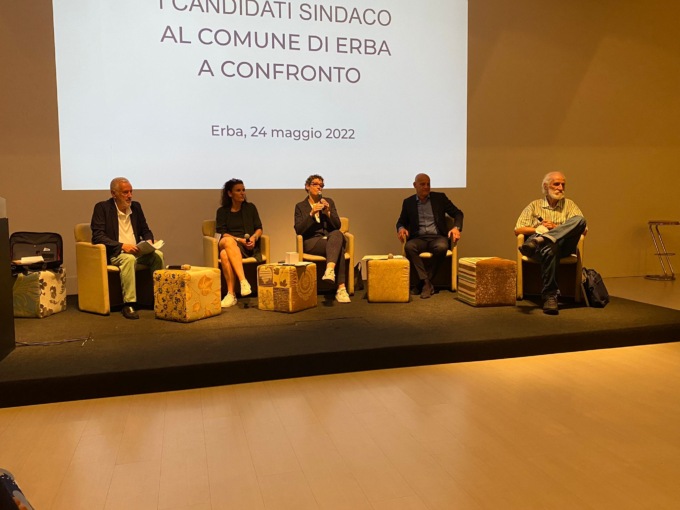 Elezioni comunali Erba 2022: l’appello al voto dei candidati sindaco durante il confronto elettorale col Giornale di Erba