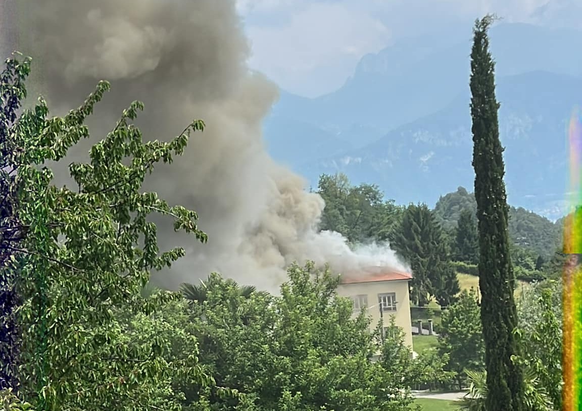 scuola grandola e uniti incendio