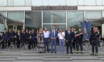 La banda di Albavilla compie 150 anni suonando sul piazzale di Palazzo Pirelli