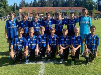 Calcio giovalie Atalanta a Olgiate