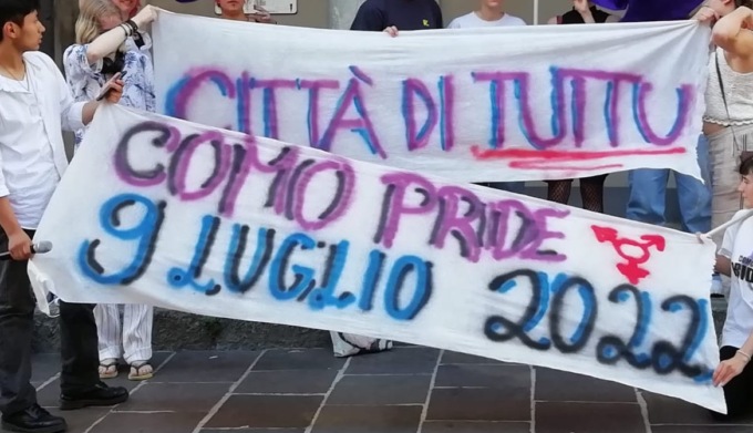 Sabato ci sarà il Como pride 2022