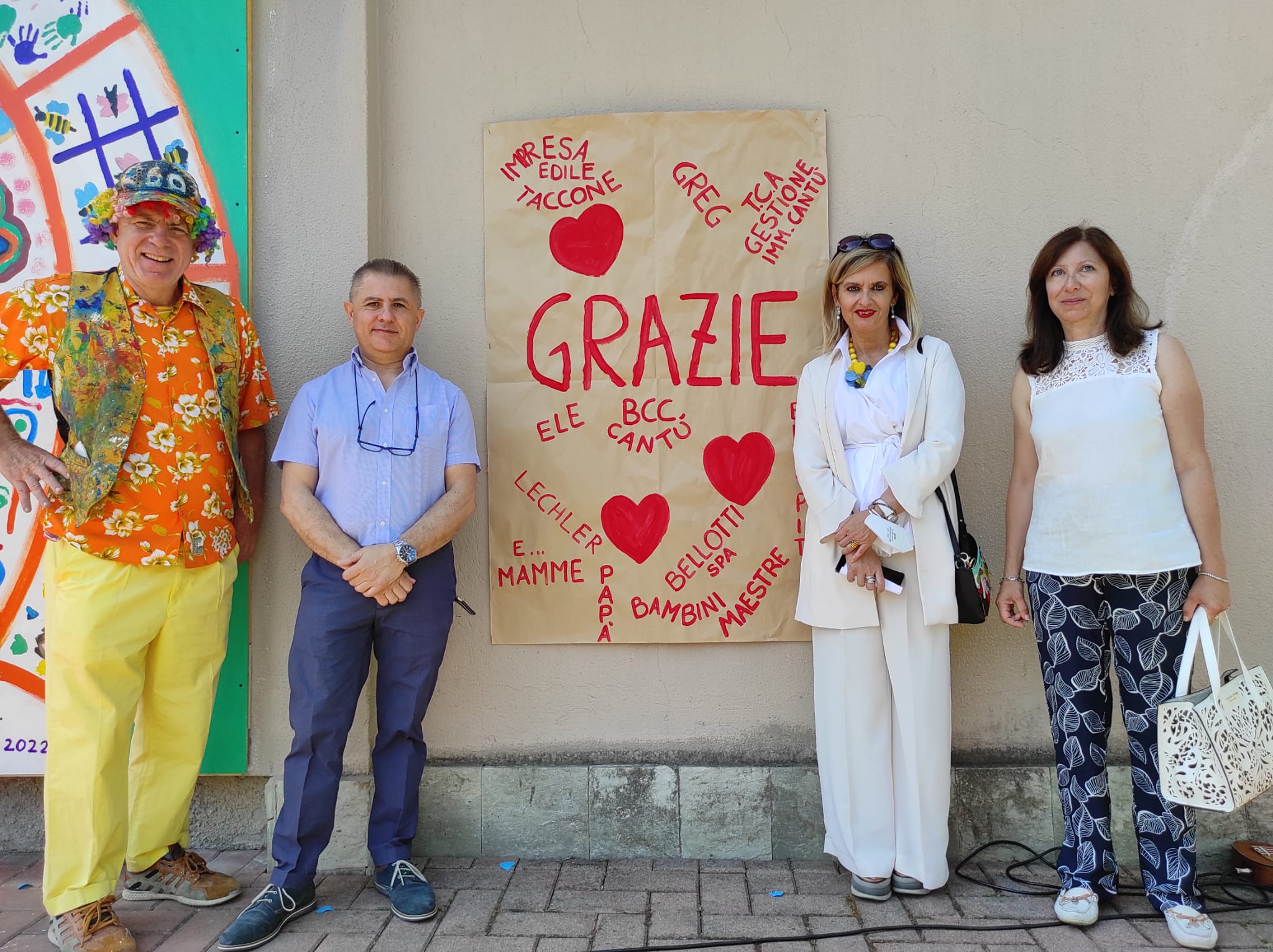 murales scuola dell'infanzia mariano comense