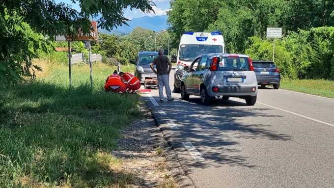 Incidente a Lurate: investito ciclista 60enne