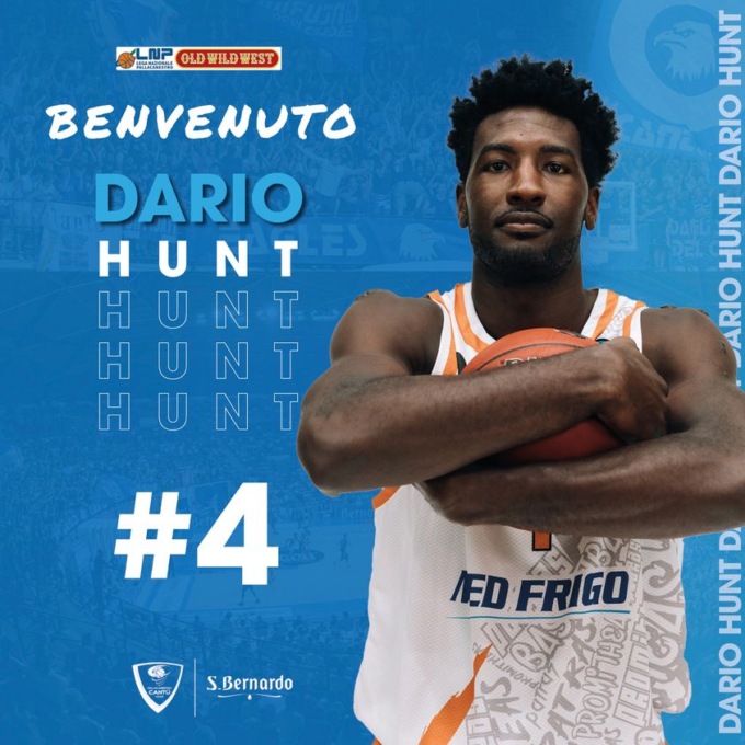 Pallacanestro Cantù: arriva Dario Hunt