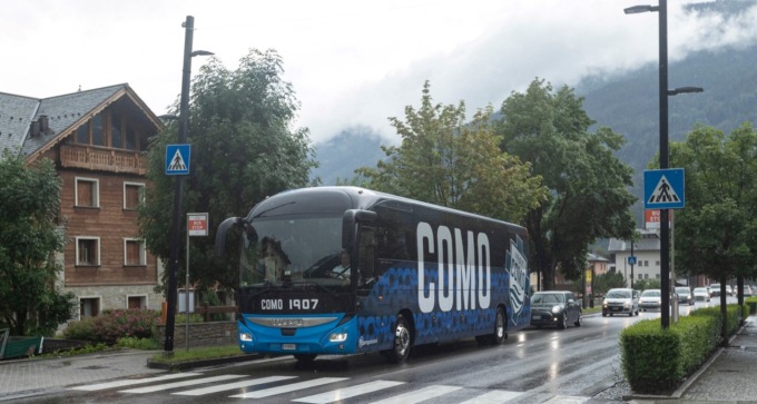Como Calcio la squadra lariana è già arrivata a Bormio: è iniziato il ritiro pre campionato