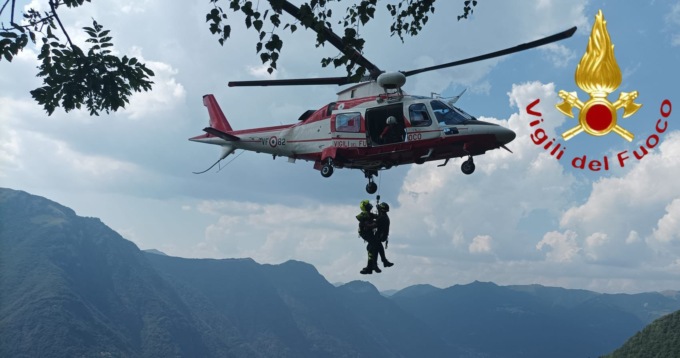 Pognana, runner cade in un canale: recuperato dal Drago
