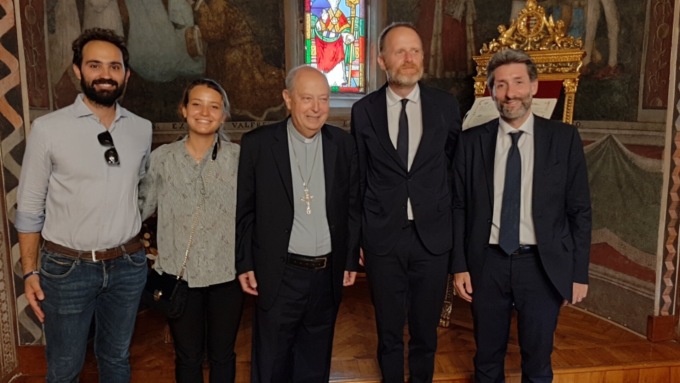 Prima visita istituzionale per il sindaco Rapinese: incontro con il vescovo Cantoni