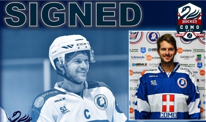 Hockey Como la prima squadra biancoblù riparte dal capitan Riccardo Ambrosoli