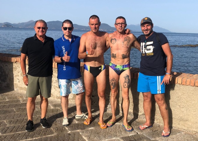 Due olgiatesi alla traversata dell’Isola d’Elba: obiettivo degli 11 chilometri raggiunto, è festa