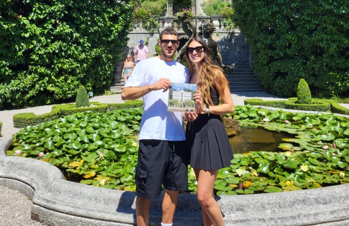 Villa Carlotta tocca quota 100mila visitatori grazie ad Alessia e Alessandro