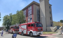 Principio d'incendio all'ospedale di Cantù