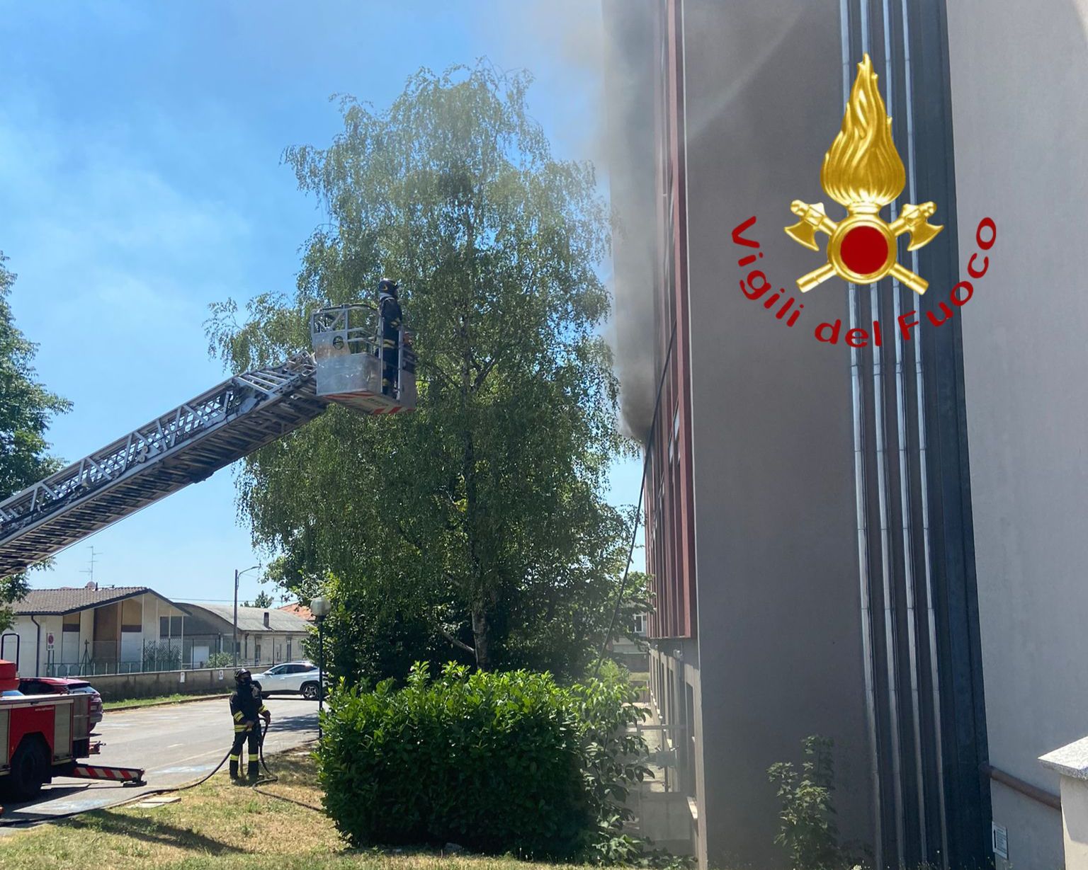 ospedale di cantù incendio