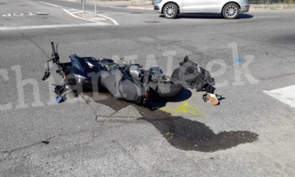 Violento scontro tra un trattore ed una moto nel Bresciano: ferito un comasco
