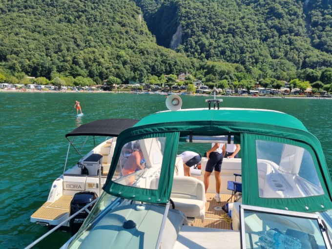 Lago Ceresio: la vedetta ferma un 14enne alla guida di un gommone