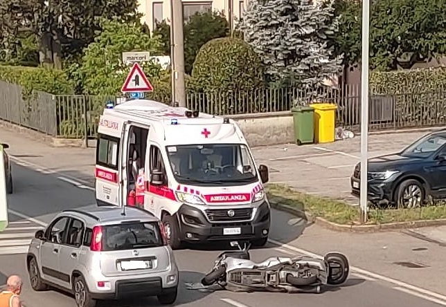 Incidente ad Alzate Brianza ferito un uomo