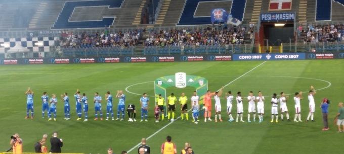 Como calcio debutto amaro