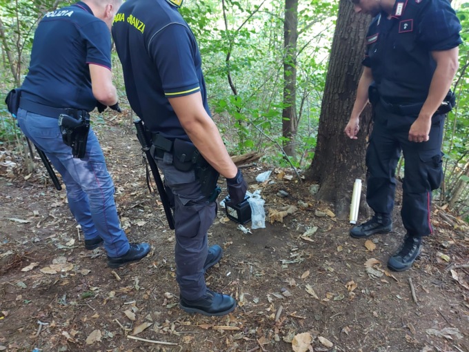 Blitz nel Parco del Lura