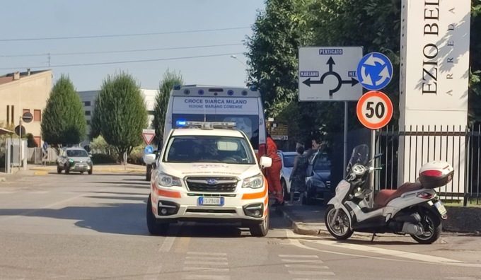 Incidente a Cabiate: grave un uomo di 71 anni